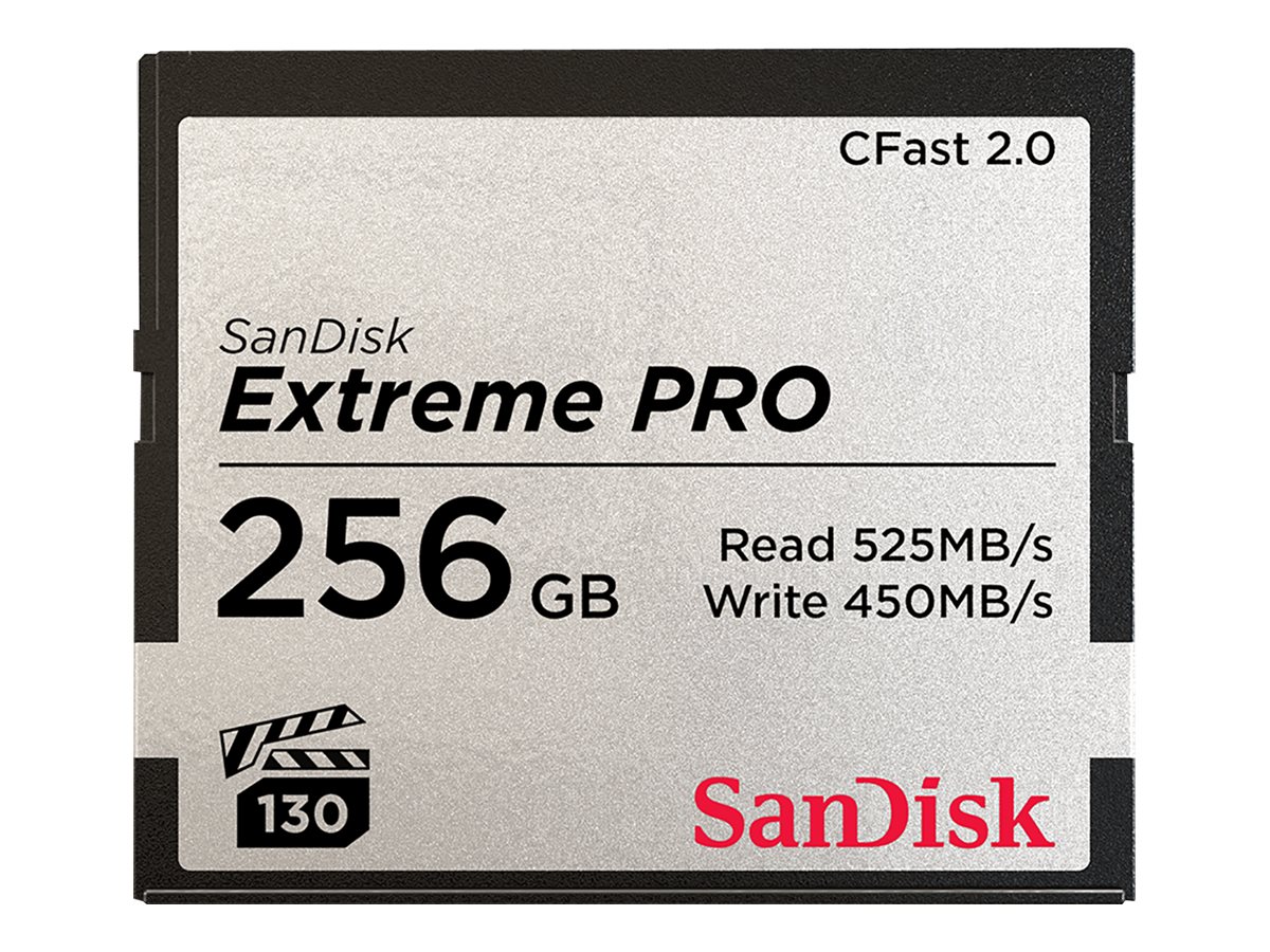 SanDisk Extreme Pro - paměťová karta flash - 256 GB - CFast 2.0