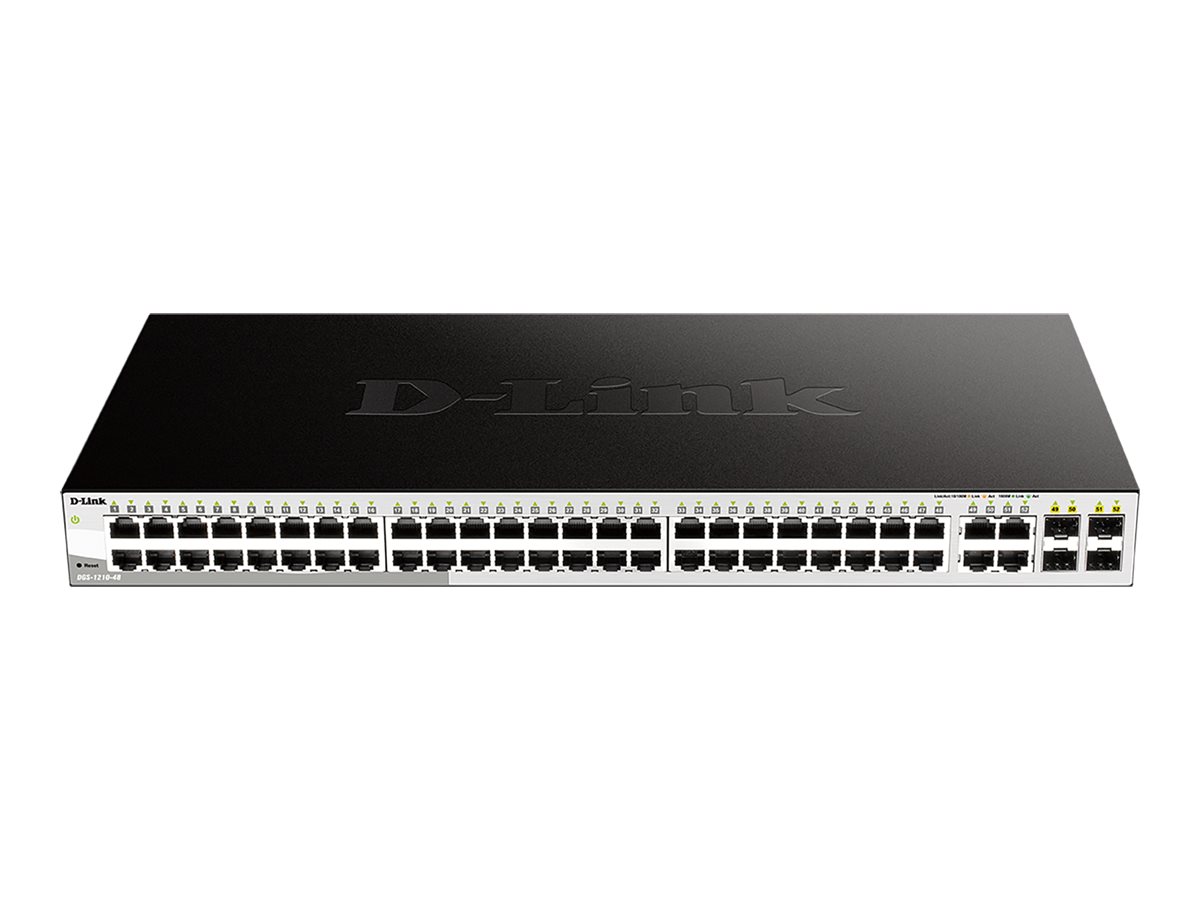 D-Link Web Smart DGS-1210-48 - přepínač - 48 porty - řízený