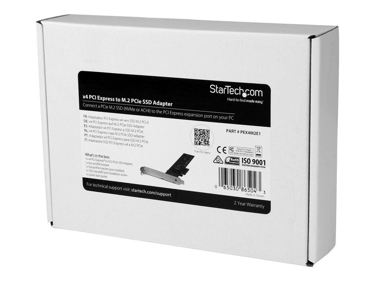STARTECH x4 PCI Express to M.2 PCIe SSD Adapter – foto 6