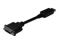 ASSMANN Adapter DisplayPort han -> DVI-D hun 15 cm Sort