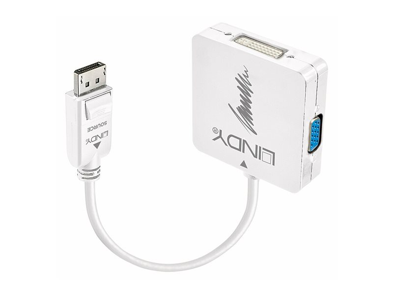 Convertisseur Actif DisplayPort 1.2 vers HDMI, DVI & VGA