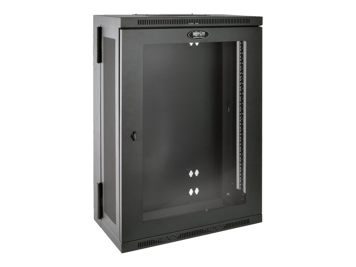 Tripp Lite 18U Wall Mount Rack Enclosure Hinged 13" Depth w Acrylic Window