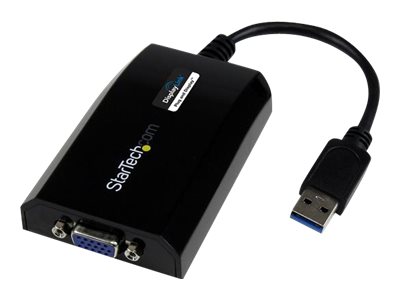 StarTech.com USB 3.0 to VGA Display Adapter 1920x1200 1080p, DisplayLink Certified, Video Converter w/ External Graphics Card - Mac & PC (USB32VGAPRO)