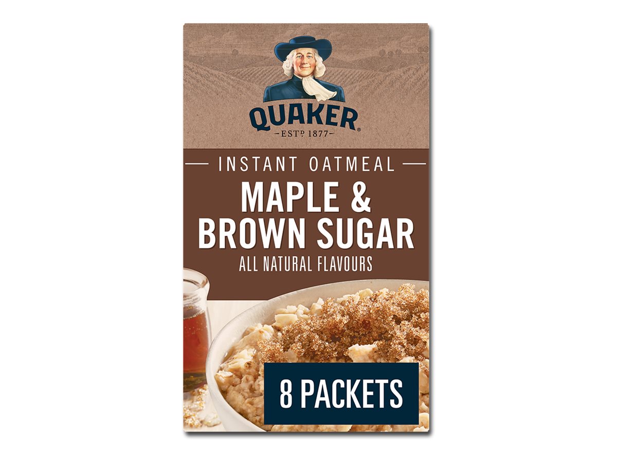 Quaker Instant Oatmeal - Maple and Brown Sugar - 344g