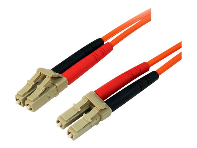 Image of StarTech.com 10m Fiber Optic Cable - Multimode Duplex 50/125 - LSZH - LC/LC - OM2 - LC to LC Fiber Patch Cable - patch cable - 10 m - orange