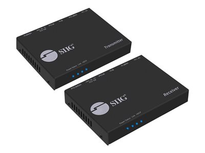 SIIG 4K HDMI HDBaseT Extender Over Single Cat5e/6 with RS-232, IR & PoC