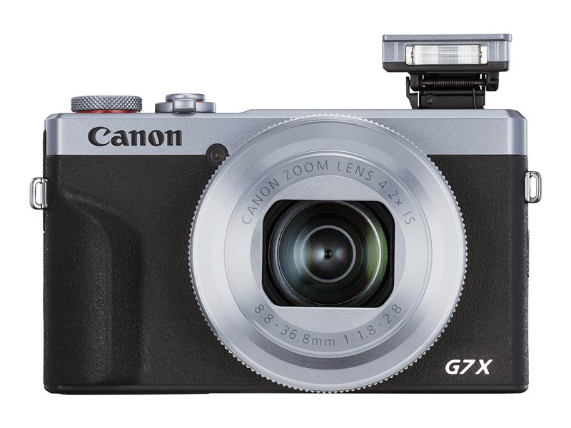 Étui De Protection Souple En Gel De Silicone Pour Canon PowerShot G7X Mark II - Noir Avec Bouchon D'Objectif