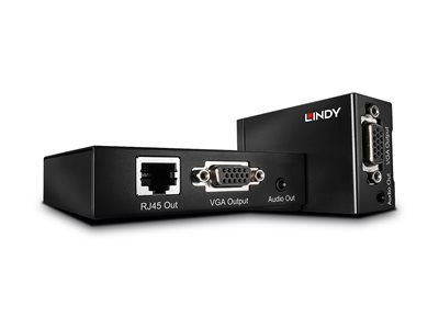 LINDY VGA & Audio Cat.5e Extender 300m Local & Remote Unit - 32540