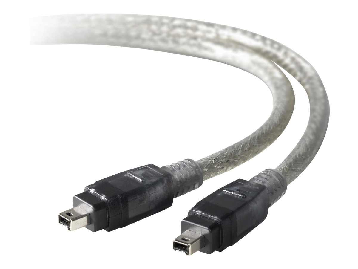 Belkin - IEEE 1394 cable - 4 PIN FireWire to 4 PIN FireWire - 1.8 m ...