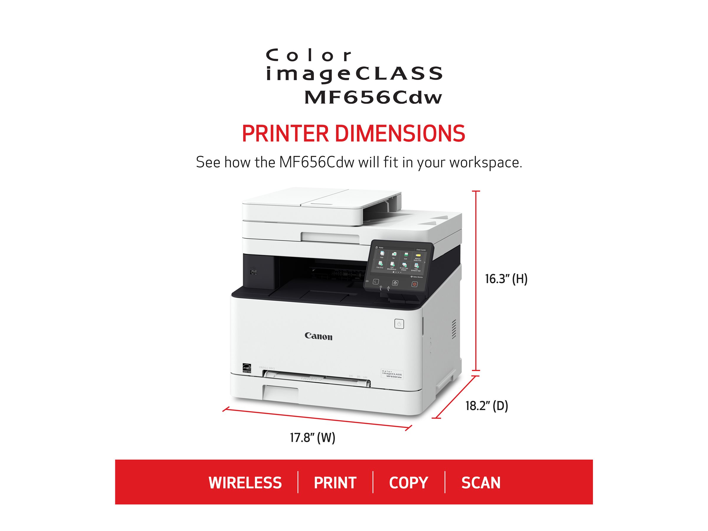 Canon Color imageCLASS MF656Cdw | Overview, Specs, Details | SHI