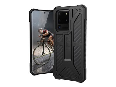 UAG Rugged Case for Samsung Galaxy S20 Ultra (6.9-inch screen) Monarch Carbon Fiber 