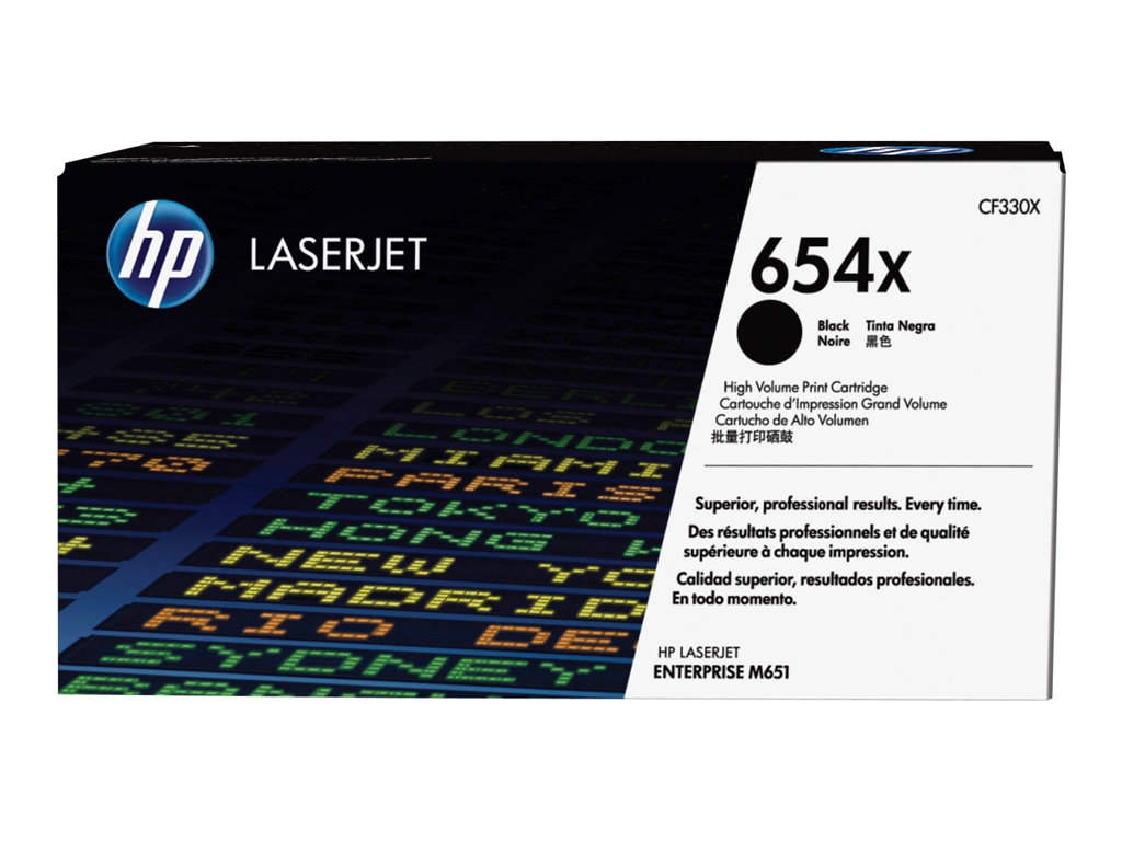 HP 654X High Toner