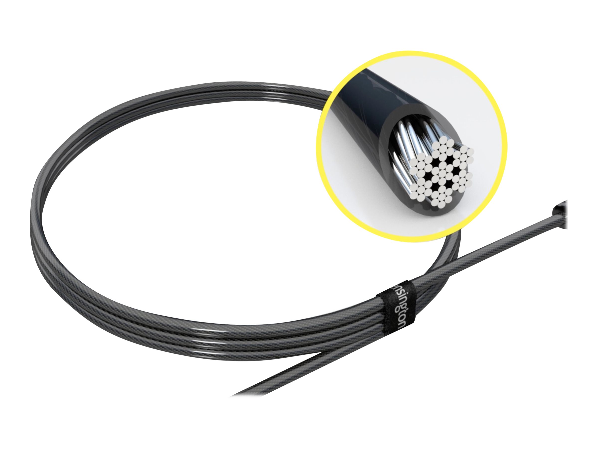 Kensington MicroSaver 2.0 Keyed Laptop Lock security Product shot Close-up 75801