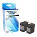 eReplacements C9805BN-ER - 2-pack - black - remanufactured - ink cartridge (alternative for: HP 21)