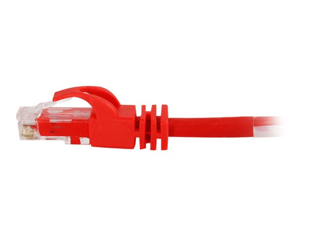 C2G 3ft Cat6 Ethernet Cable - Snagless - 550 MHZ Crossover Cable - Red
