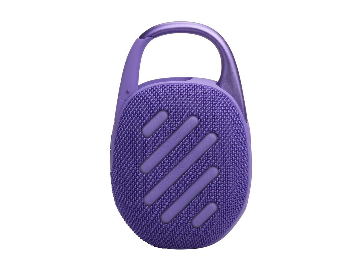 JBL Clip 5 Portable Bluetooth Speaker - Purple - JBLCLIP5PURAM