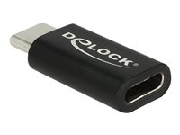 DeLOCK USB 3.1 USB-C adapter Sort