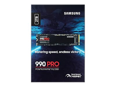 Samsung 990 Pro - 2 To (SSD interne, NVMe, M.2, MZ-V9P2T0BW