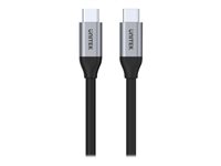 Unitek USB Type-C kabel 2m Sort