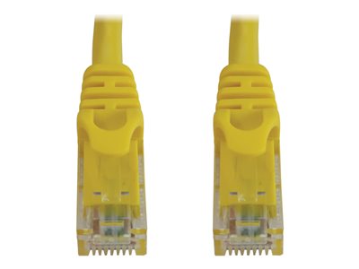 Eaton Tripp Lite Series Cat6a 10G Snagless Molded UTP Ethernet Cable (RJ45 M/M), PoE, Yellow, 3 ft. (0.9 m)