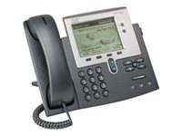 Cisco Unified IP Phone 7942G VoIP phone SCCP, SIP dark gray with silver bezel -