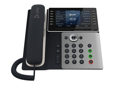 Poly Edge E550 - VoIP phone with caller ID/call waiting