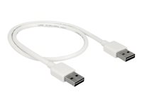 DeLOCK Easy USB 2.0 USB-kabel 50cm Hvid