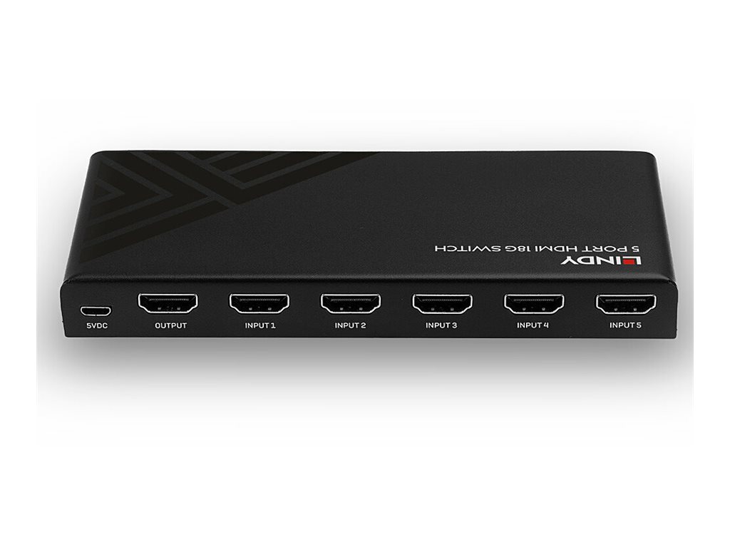 Switch HDMI 5 ports, 18G