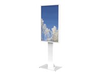 HI-ND Floorstand Glass with Casing 55' Stativ Digital skiltning LCD-panel 55'