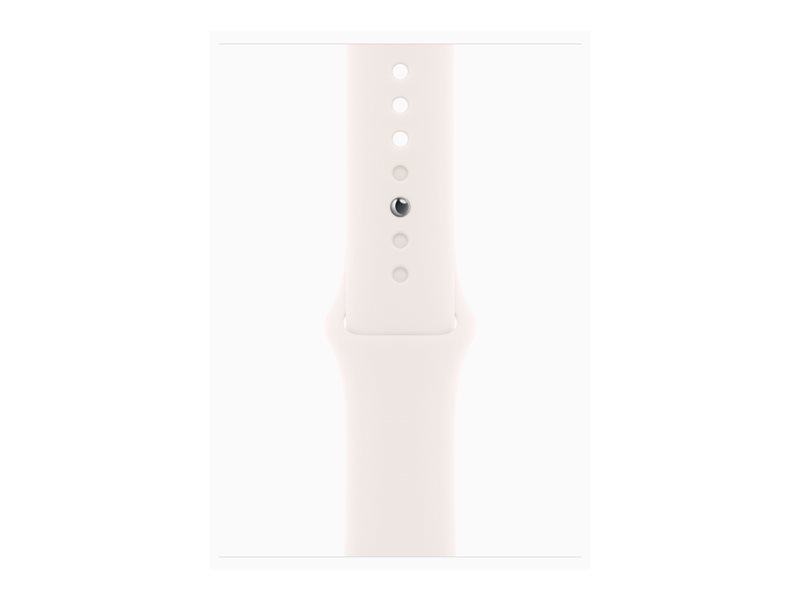 Apple Watch Series 10 (GPS + Cellular) - aluminium rose or - montre intelligente avec bande sport - blush lger - 64 Go