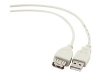 Cablexpert USB 2.0 USB forlængerkabel 75cm Beige