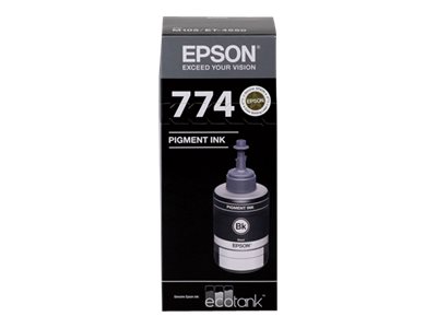 Epson EcoTank T774 black original ink Product shot Front 79200