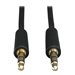 Eaton Tripp Lite Series 3.5mm Mini Stereo Audio Cable for Microphones, Speakers and Headphones (M/M), 12 ft. (3.66 m)