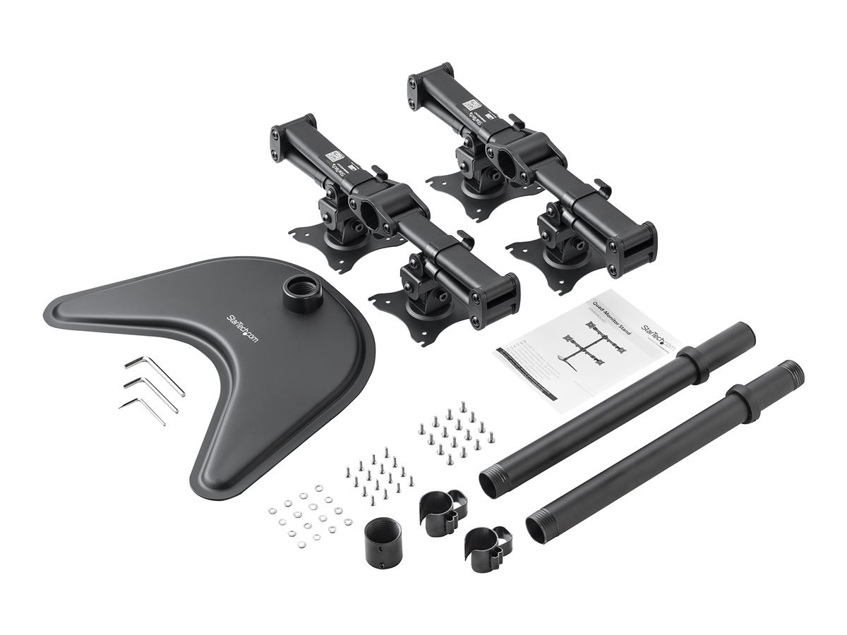 STARTECH Monitor Stand - Quad - Desktop - Steel – foto 3