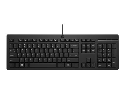 0198701843610 - HP 125 G2 USB Wired Keyboard (DE)