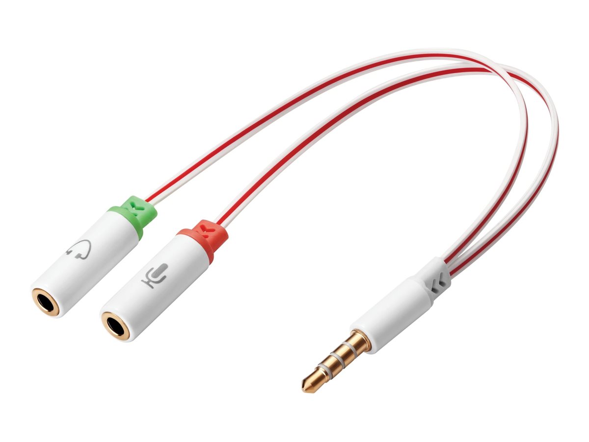 SANDBERG Headset Converter, Dual - Single, 3,5mm, M-F