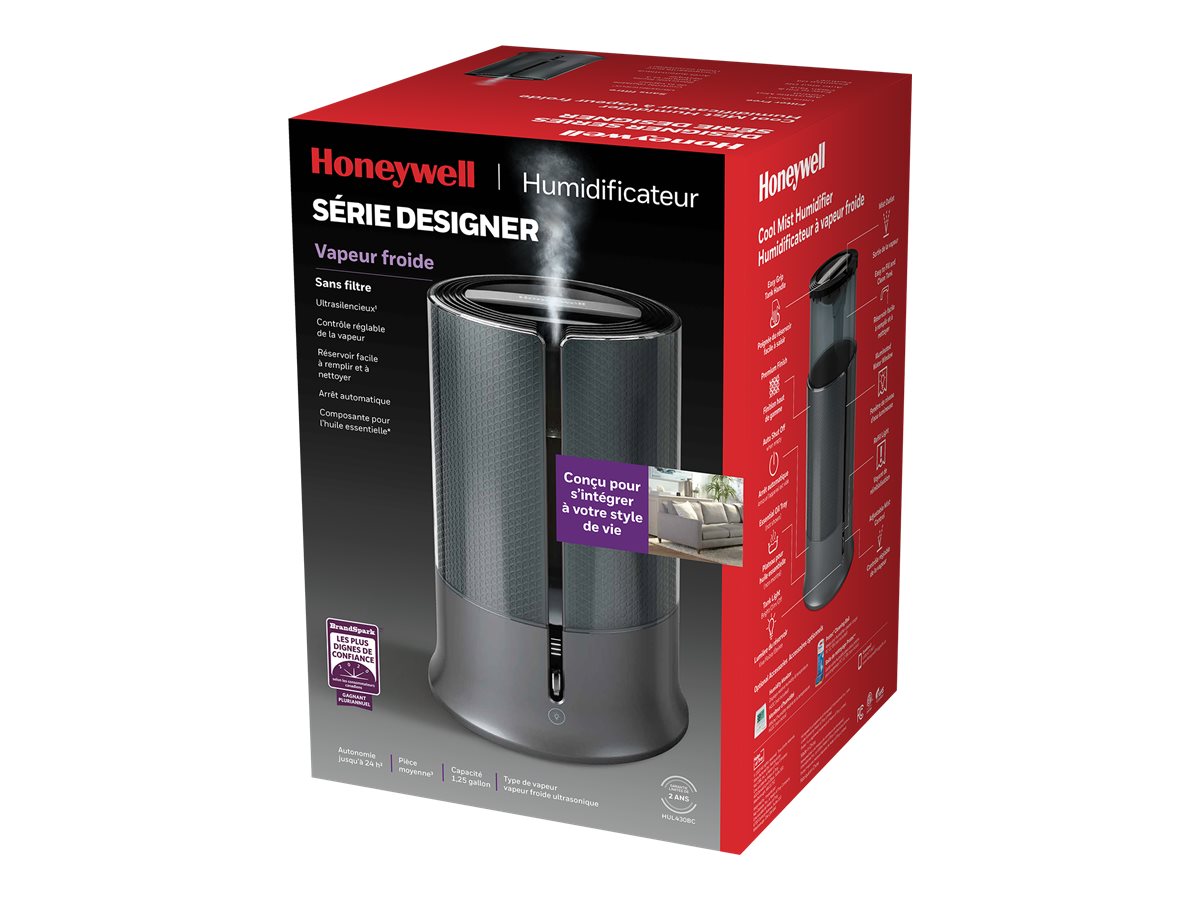 Honeywell Designer Series Cool Mist Humidifier - Black - HUL430BC