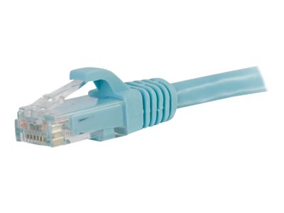 C2G 20ft Cat6a Snagless Unshielded (UTP) Network Patch Ethernet Cable-Aqua