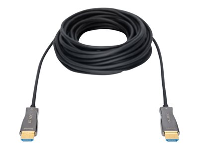 DIGITUS HDMI AOC Hybrid Glasfaserkabel, UHD 4K, 10 m - AK-330125-100-S