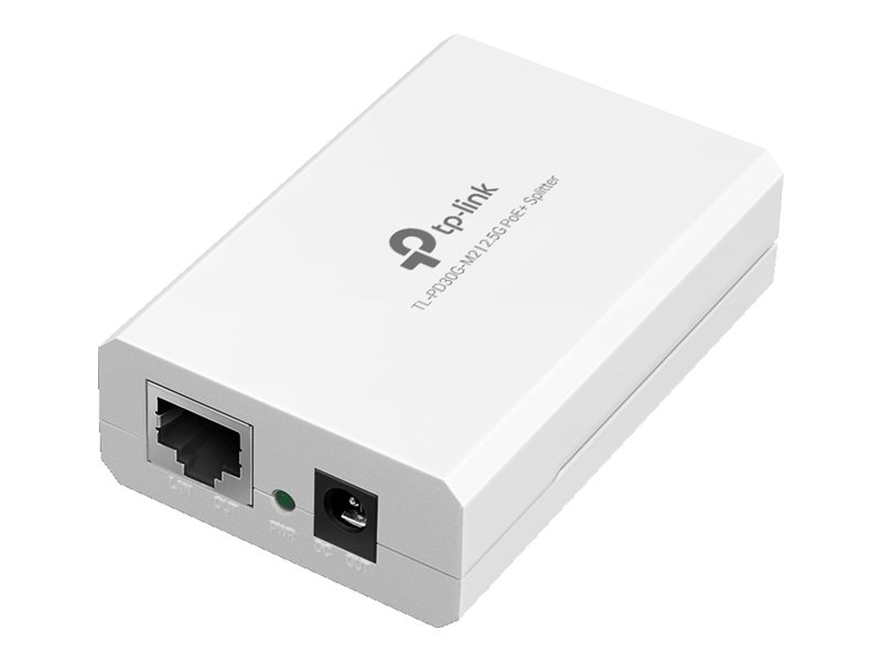 TP-Link TL-PD30G-M2 V1 PoE splitter 2.5 Gbps 24 Product shot Left-angle 79450