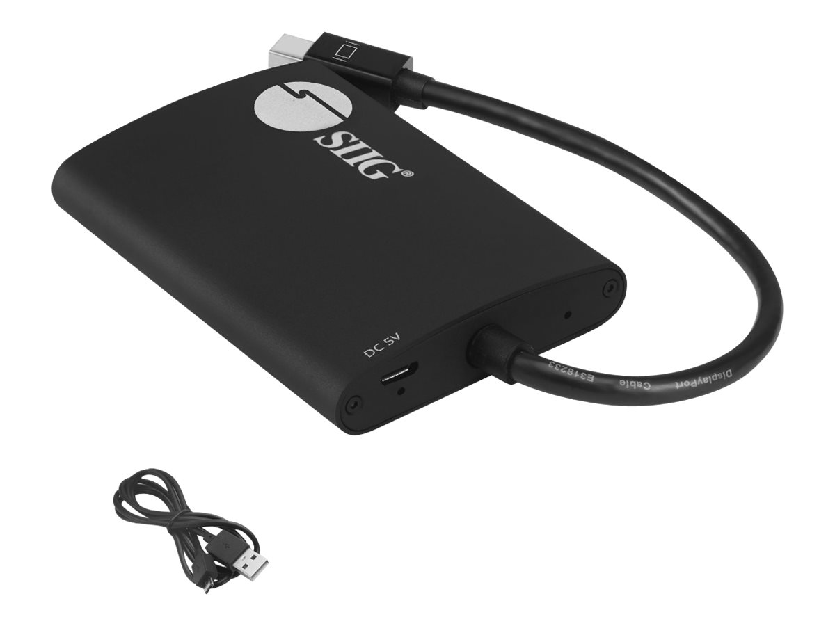 SIIG 1x2 mDP 1.2 to DisplayPort MST Splitter