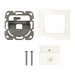 Keystone Faceplate for 1 module, German type, pure white – LogiLink