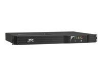 Tripp Lite UPS Smart 1000VA 800W Rackmount AVR 120V Preinstalled WEBCARDLX Pure Sine Wave USB DB9 SNMP 1URM