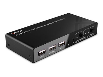 LINDY 32809, KVM KVM Switches, LINDY 2 Port HDMI 4K60 & 32809 (BILD6)