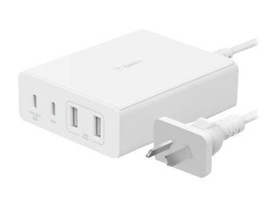 Belkin BoostCharge Pro power adapter 2 x USB 2 x USB-C 108 Usage / lifestyle Left-angle 72710