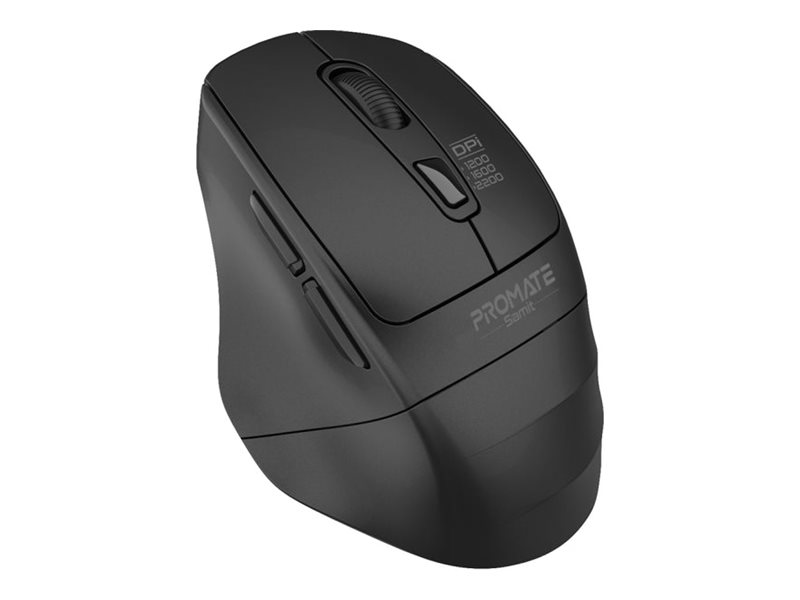 Promate Samit mouse 2200 DPI silent click USB 2.4 GHz Product shot Back 78550