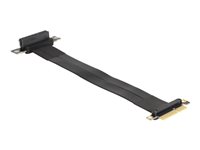 Delock Riser Card PCI Express x4 male to x4 slot 90° angled with cable 30 cm
