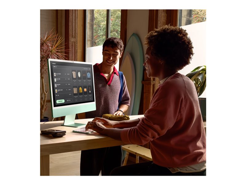 Apple iMac 24" 4,5K - M4 - 16 Go - 256 Go SSD - franais - bleu