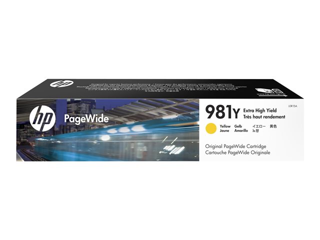Image of HP 981Y - Extra High Yield - yellow - original - PageWide - ink cartridge
