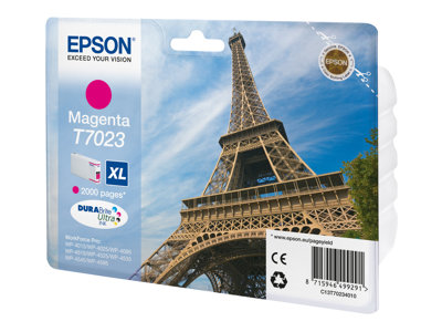 EPSON Tinte XL magenta fuer WP 4000/4500 - C13T70234010